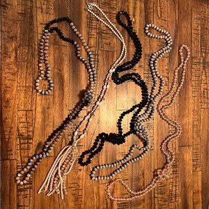 Beaded necklaces